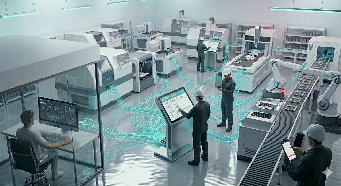 Factodo MES - Cloud Smart Factory Manufacturing Execution System Dashboard